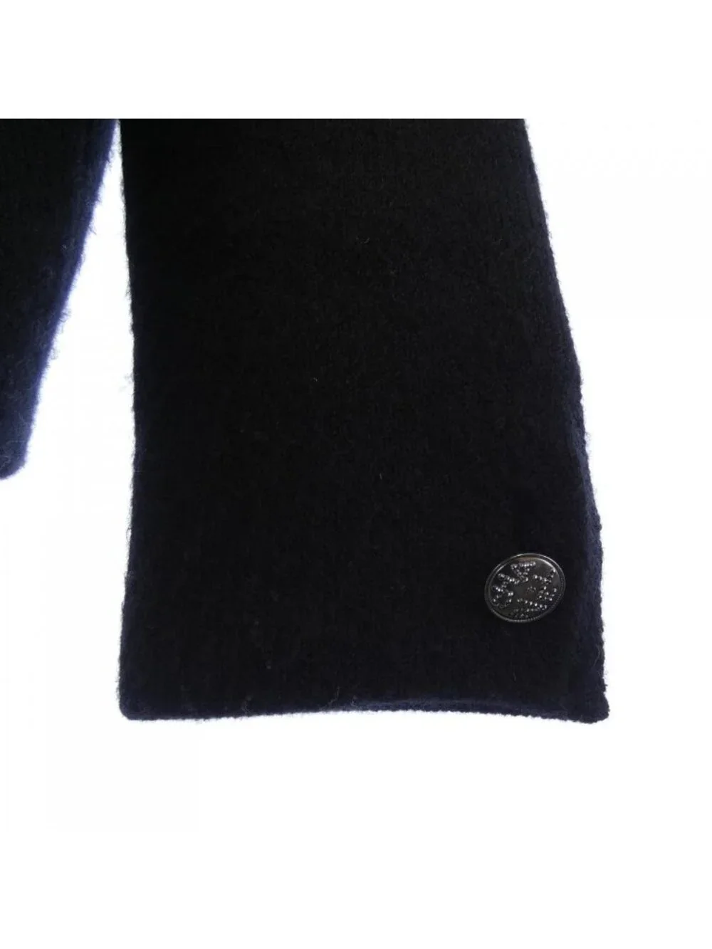 Chanel Collarless Jacket Black